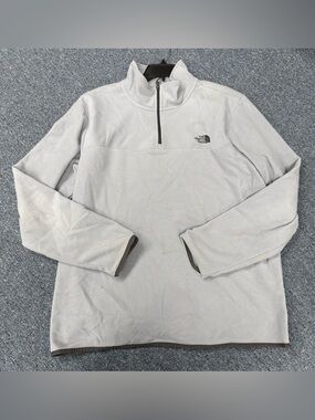 Men’s North Face Fleece Half Zip Sweatshirt Long Sleeve Size XL